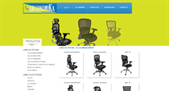 Desktop Screenshot of ergonomikaonline.com